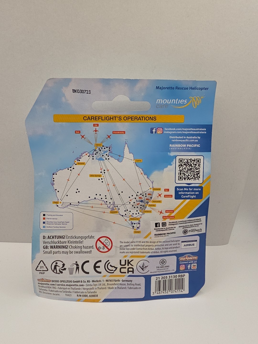Majorette – Australian Edition Series H145 CareFlight Rescue Helicopter RARE HTF