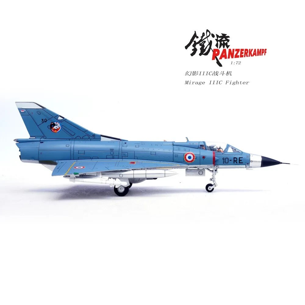 Fighter Model MIRAGE IIIC 10-RE EC 2/10 SEINE FAF 1978 PANZERKAMPF 14648PC 1/72