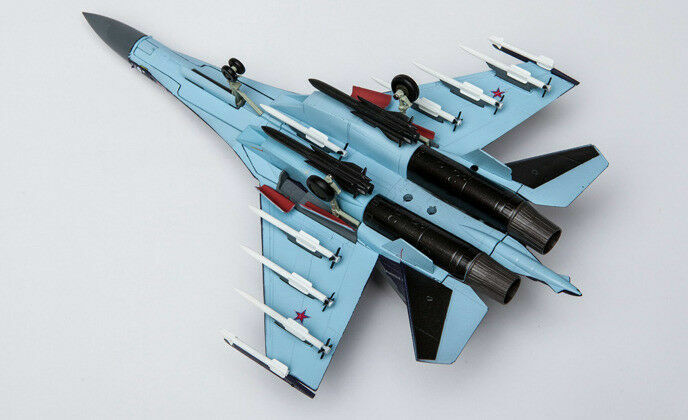 AF1 1/72 Russian SU-35 (Purple) Super Flanker Fighter Diecast Model