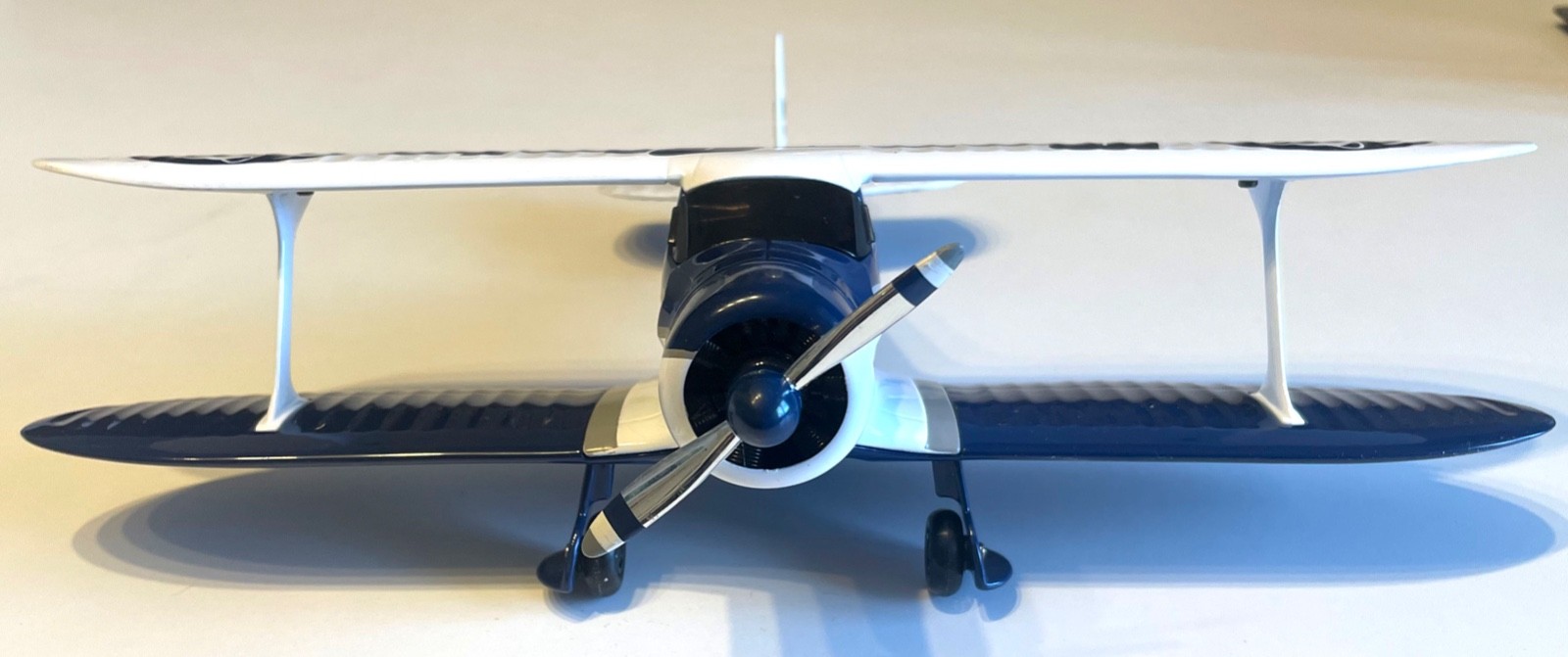 PENN STATE BEECHCRAFT D17 STAGGERWING DIE CAST METAL AIRPLANE BANK