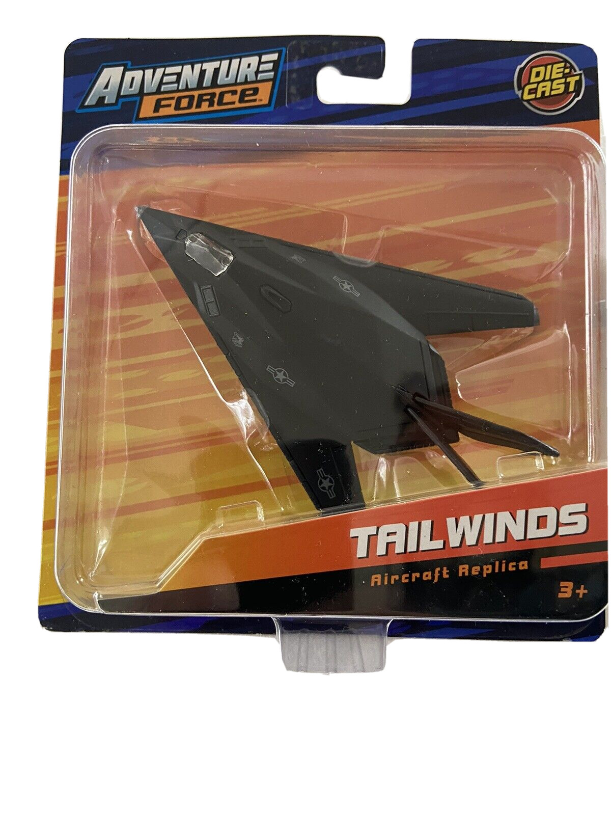 ADVENTURE FORCE F117 Lockheed Stealth Tail Winds Diecast Aircraft Replica