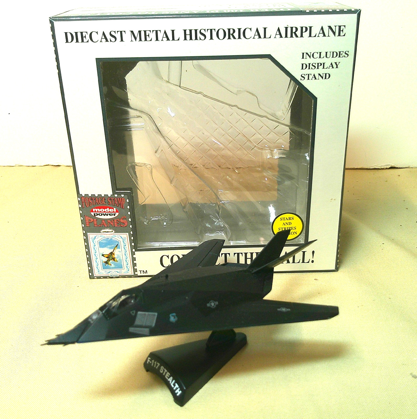 Model Power Postage Stamp Planes Series D 5386-1 F-117 Night Hawk Stars&Stripes