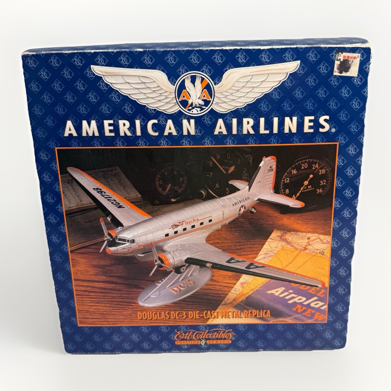 ERTL American Airlines Douglas DC-3 Die-Cast Metal Prestige Series 1:72 Scale