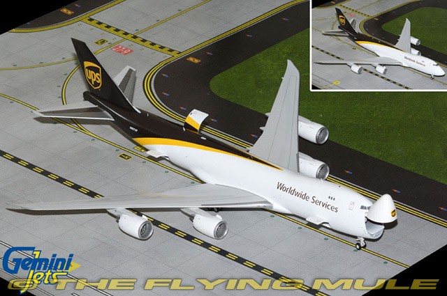 GeminiJets 1:200 747-8F UPS N607UP Interactive Series