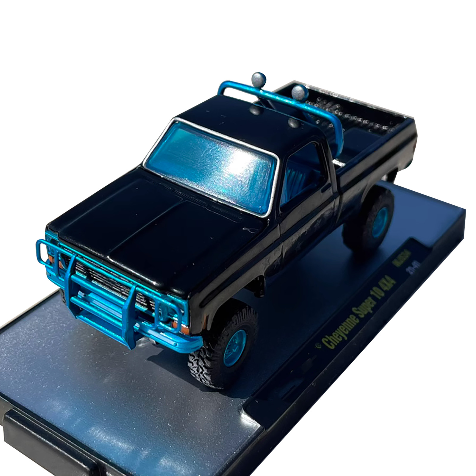 1/64 8cm 1973 For Chevrolet Cheyenne Super 10 4×4 Pickup Alloy Model Car