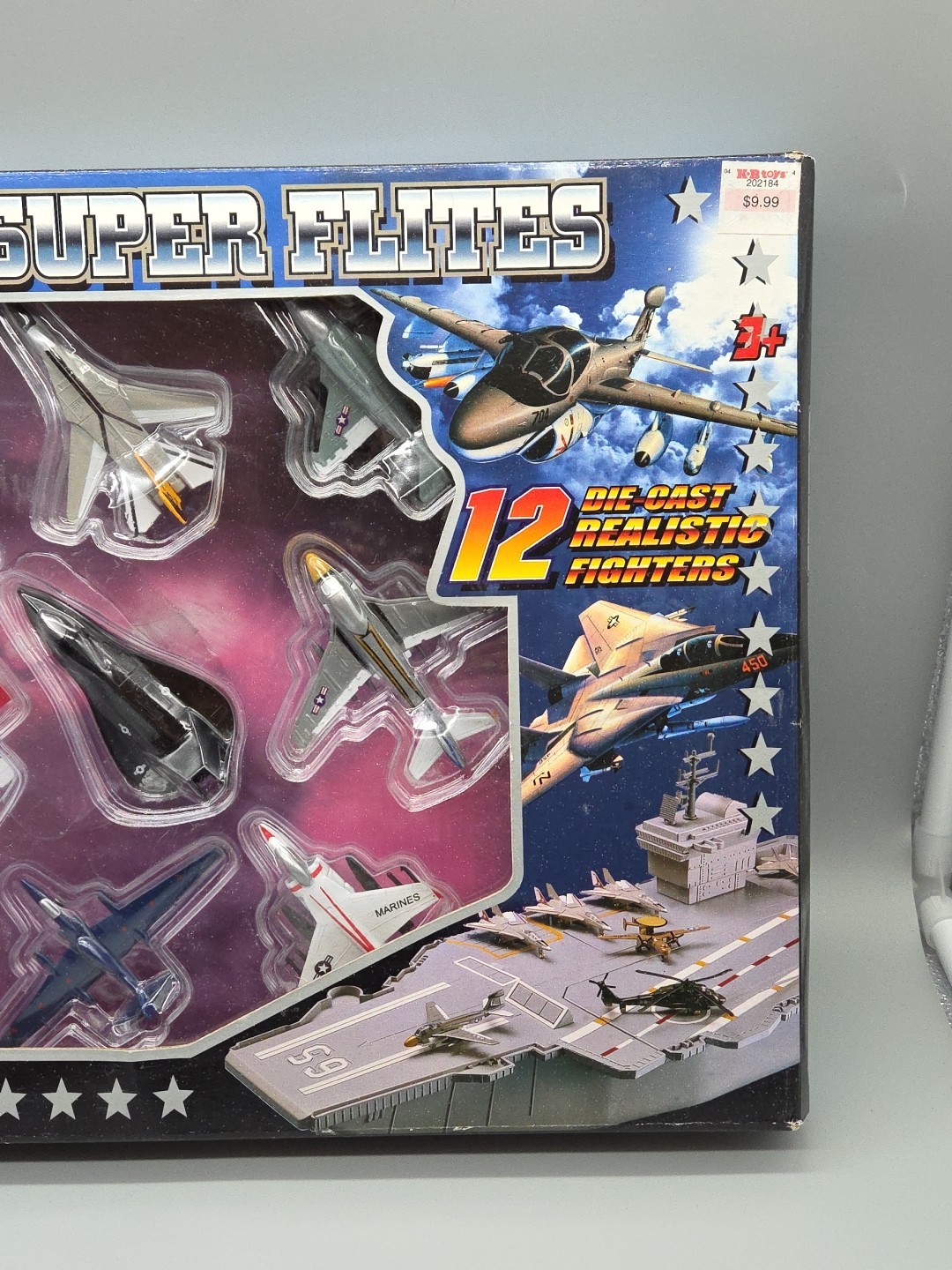 MOTOR MAX SUPER FLITES 12 Die Cast Realistic Fighters Military History
