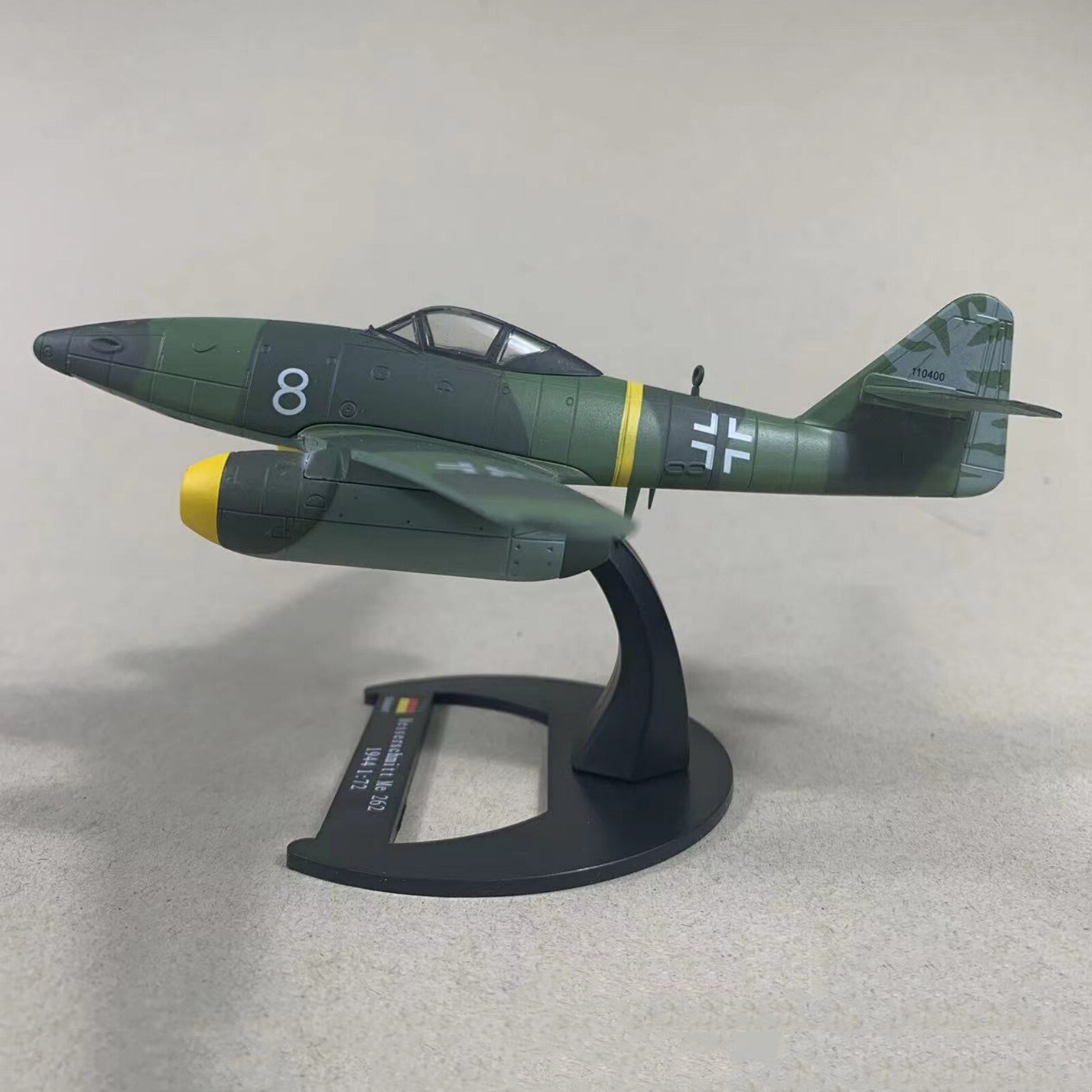 15cm Diecast 1/72 WWII German Messerschmitt Me-262 Fighter Model