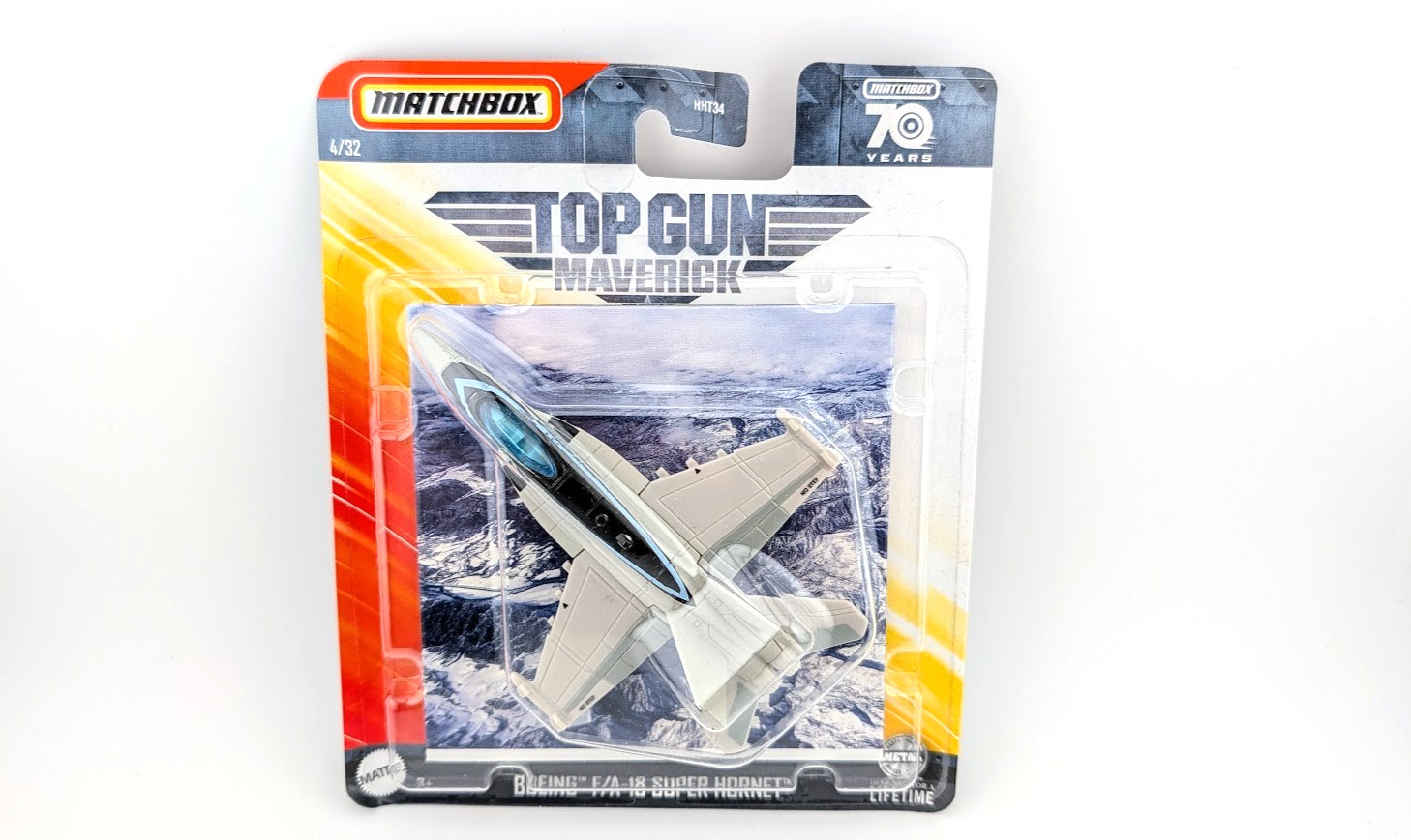 MatchBox Sky Busters 70 Years Top Gun Maverick Boeing F/A-18 Super Hornet Model