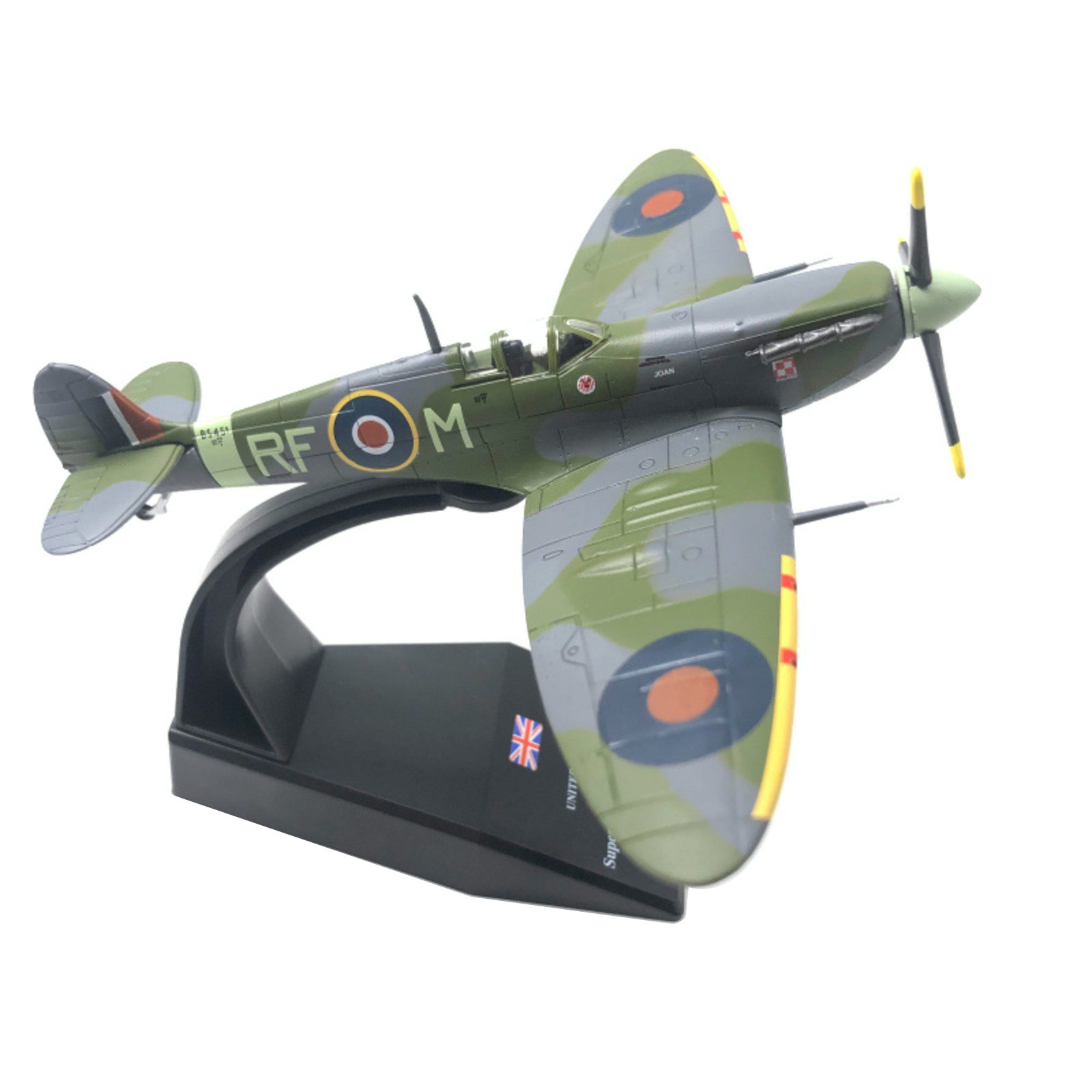 1/72 Spitfire Fighter WWII Legendary Diecast Airplane Model Static Display