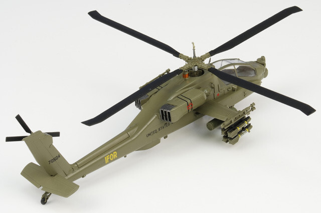 37025 Easy Model AH-64A Apache 1/72 Model IFOR US Army