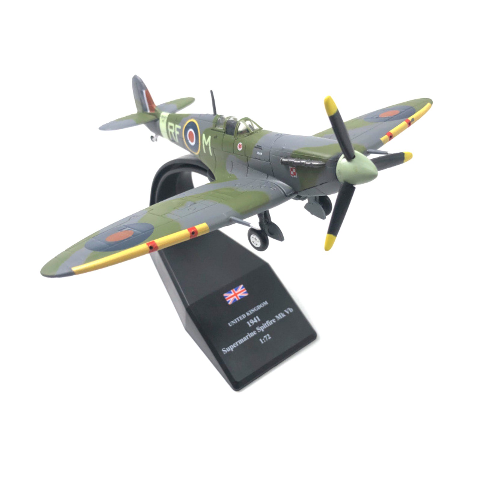 1/72 Spitfire Fighter WWII Legendary Fighter Diecast Airplane Model Plane Craft