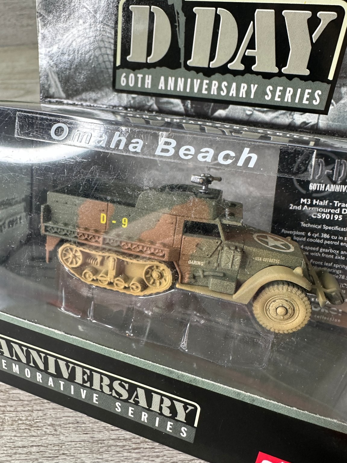 Corgi M3 Half-Track Carrier Omaha Beach D-Day 60th Anniversary Diecast