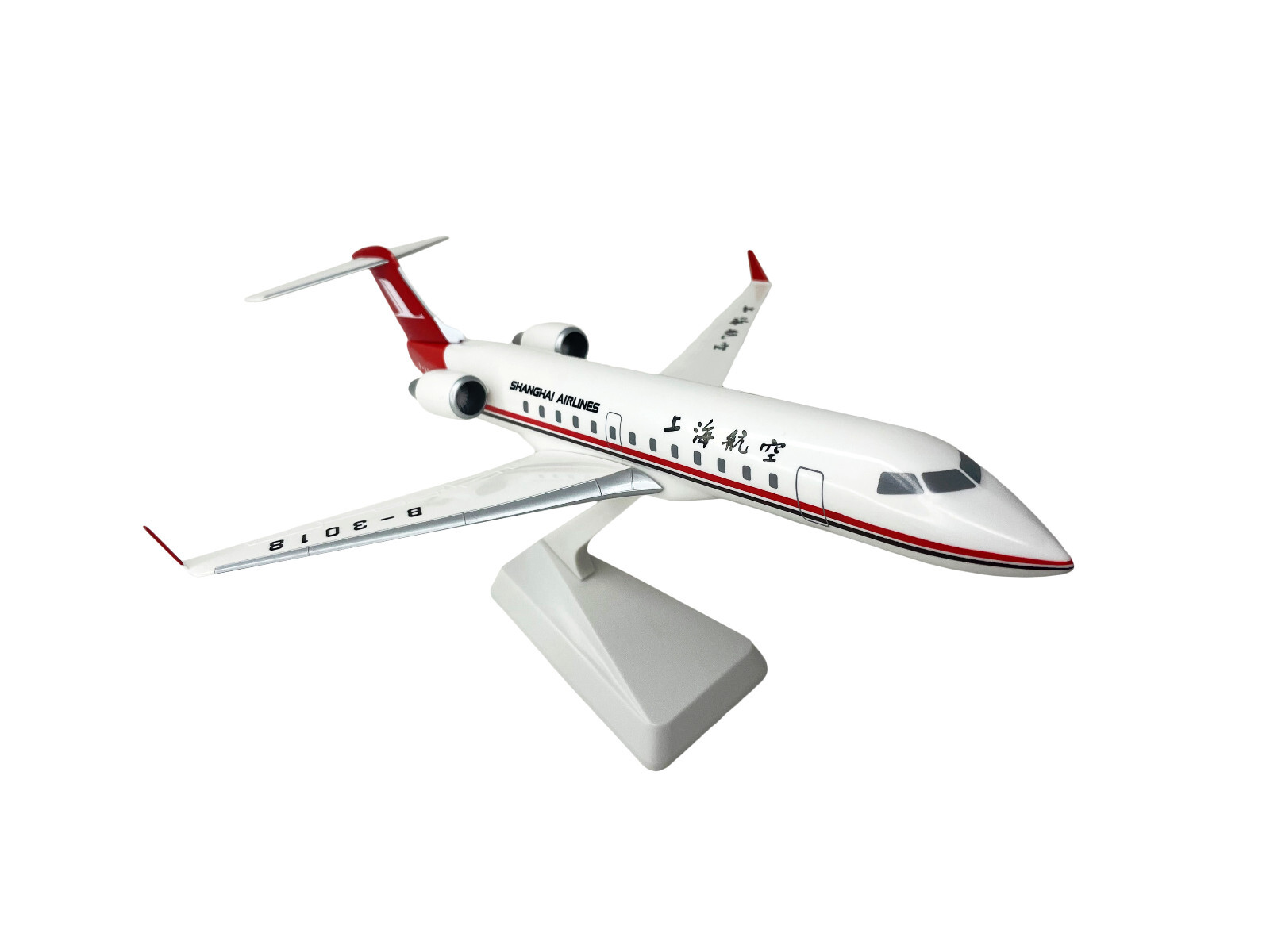 Flight Miniatures Shanghai Airlines CRJ200 1:100 Scale Model Airplane