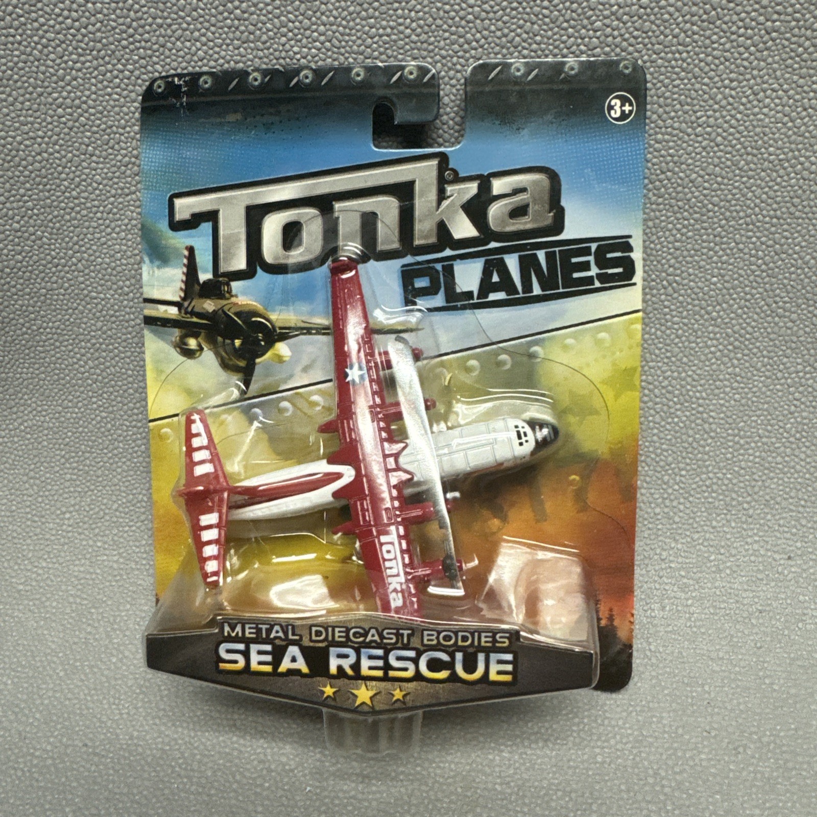 Tonka Metals Lot Costal Unit Helicopter, Sea & Pontoon Rescue Plane 1/64 READ