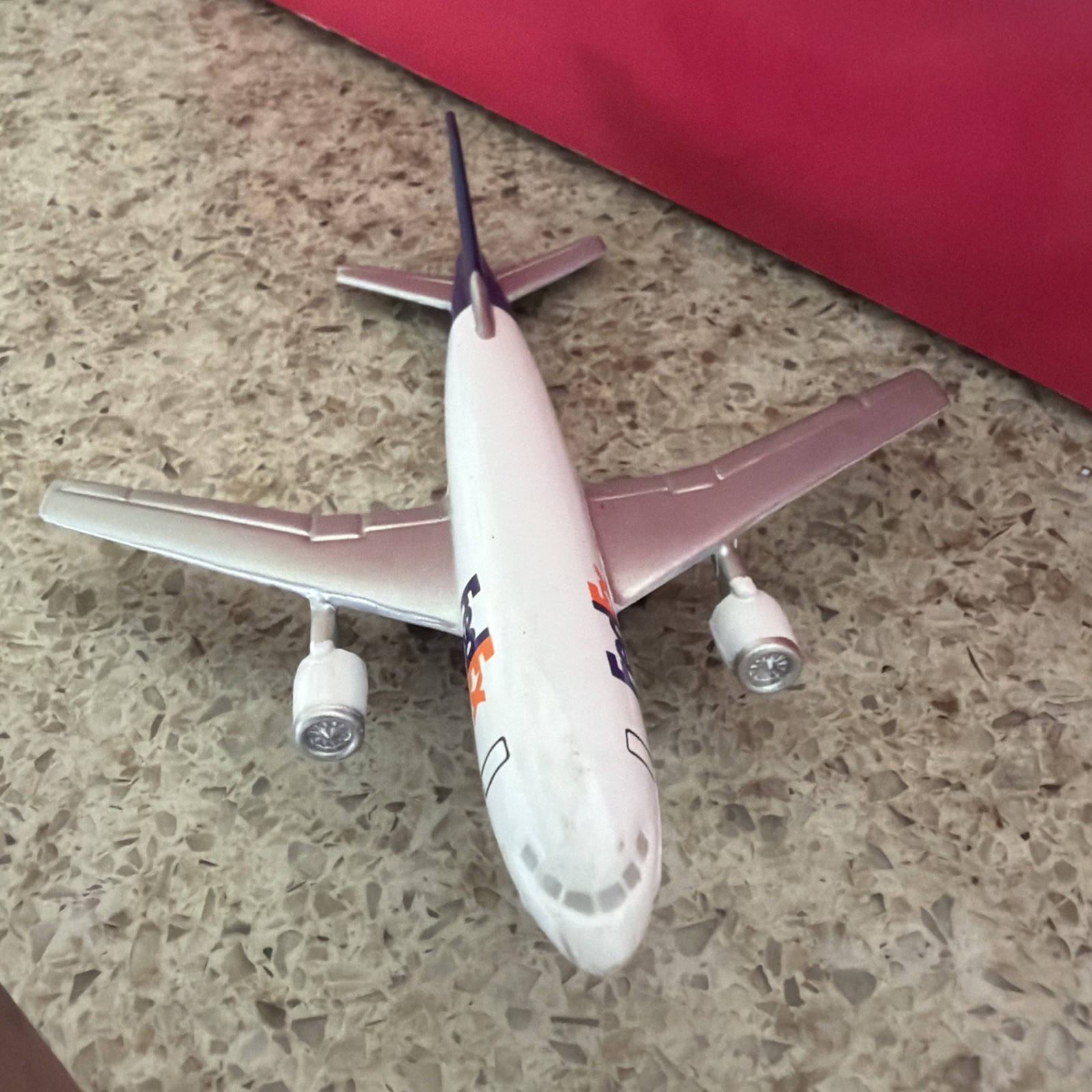 Fed Ex Cargo A310 Diecast Airplane Not Sure On The Official Size Or Make