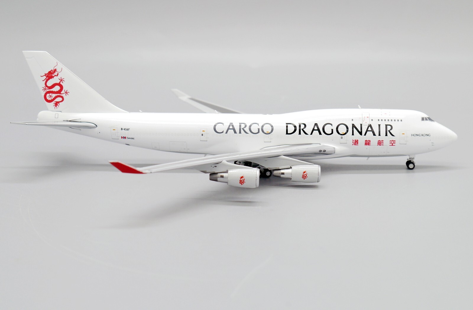 JC WINGS DRAGONAIR CARGO BOEING 747-400BCF 1:400 EW4744010 IN STOCK
