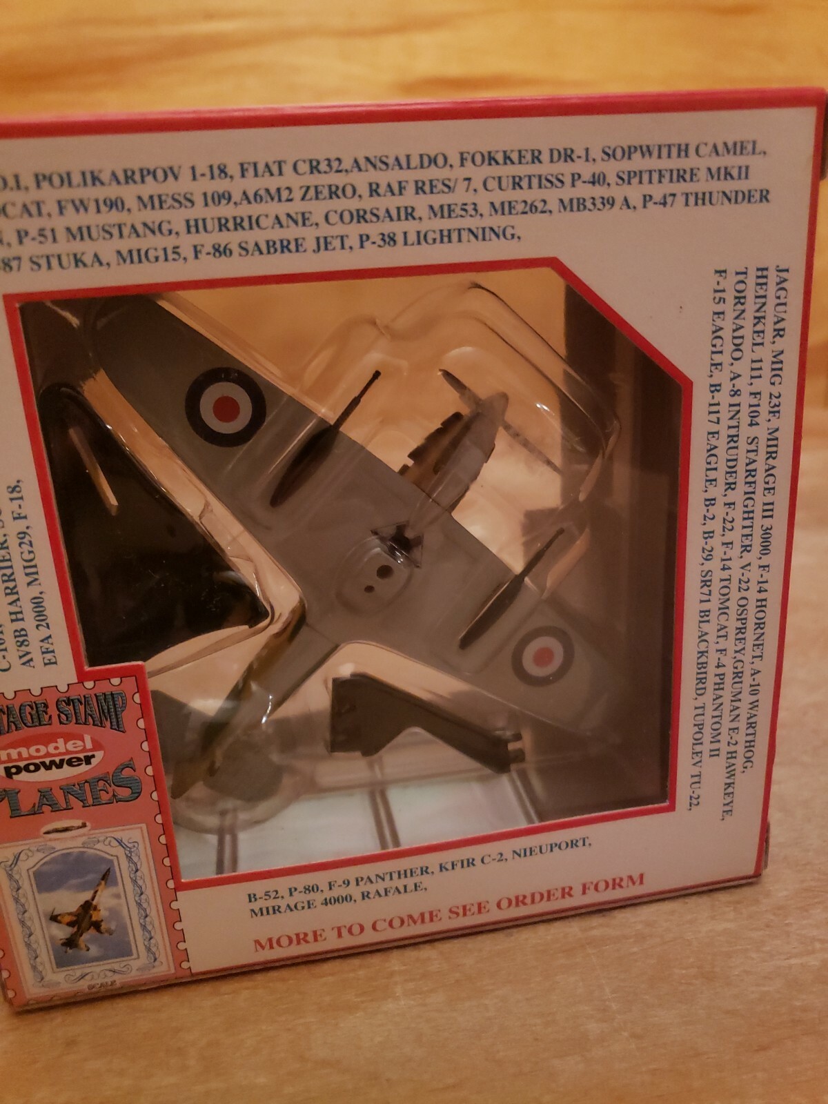 Diecast 1/100 Hurricane MKII Postage Stamp Plane 5340-1 NEW IN BOX