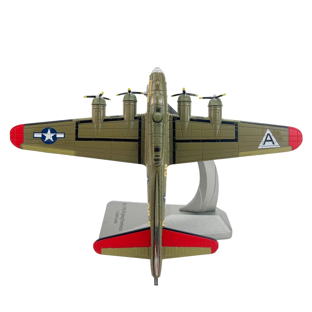 AF1 1/200 Us B-17g Flying Fortress Bomber 91st Bg,323rd Bs Diecast Model
