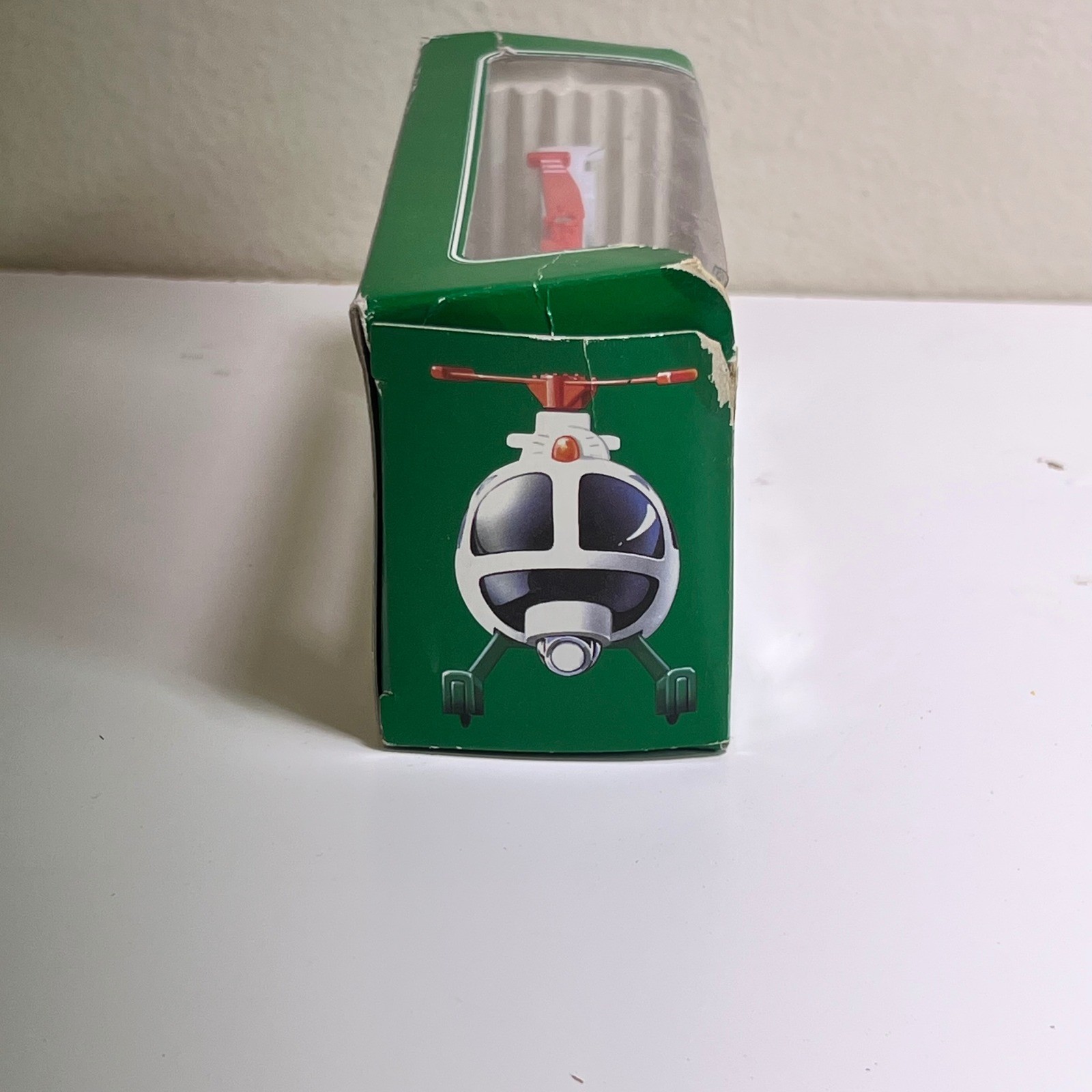 Hess 2005 Miniature Helicopter White Green Red Collectible Toy Boxed