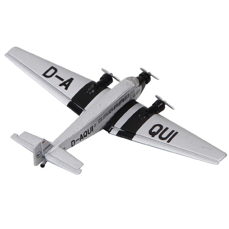 1:250 Scale Alloy Diecast Military Model Junkers JU52-3M Transport Aircraft