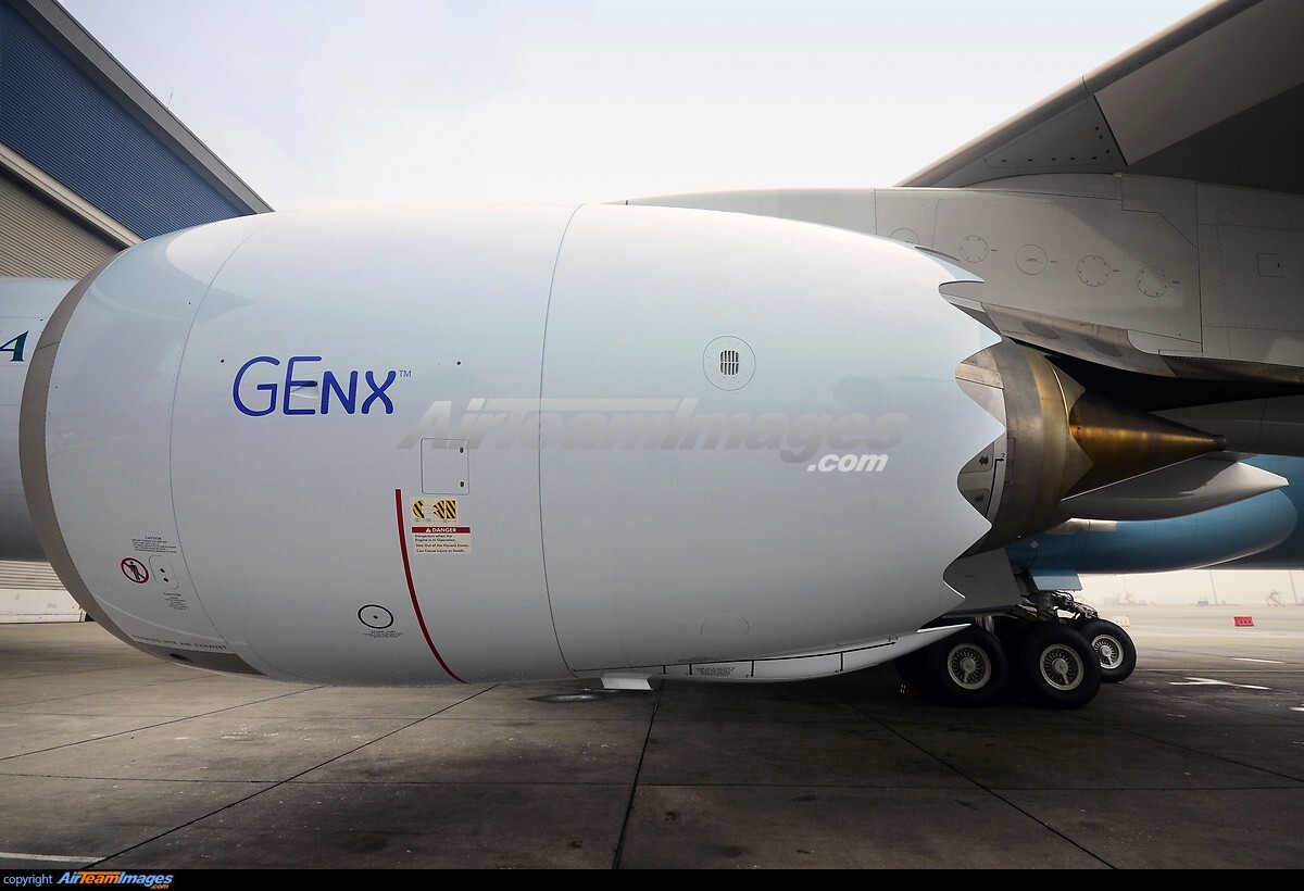 X-LARGE 3D Printed General Elec. GEnx-2B Functioning Model Engine New Filament
