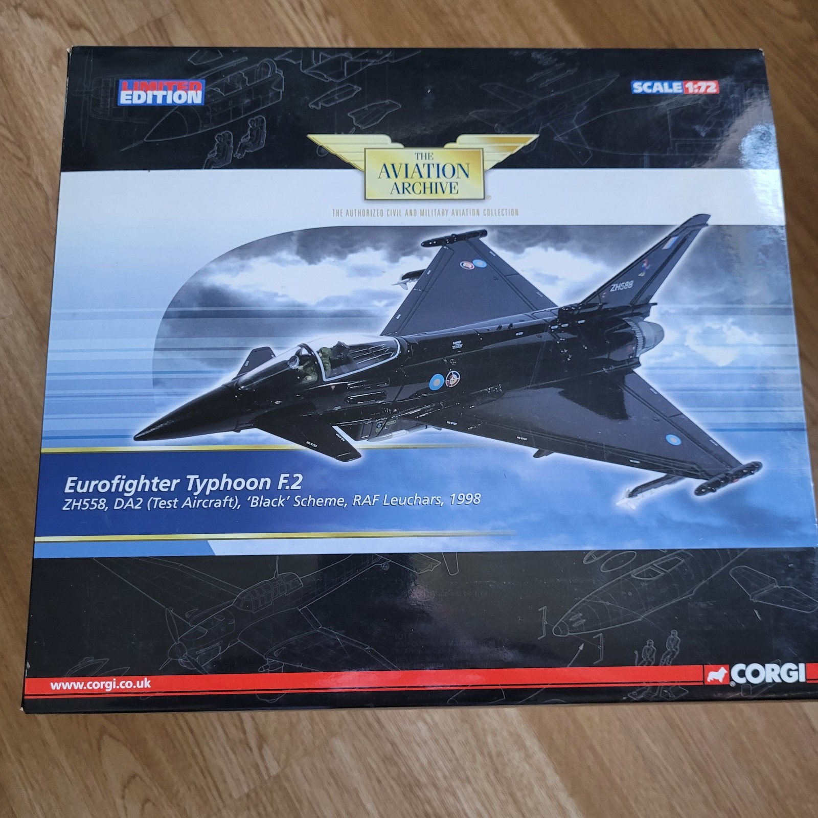 Corgi Eurofighter Typhoon F2. Test aircraft RAF Leuchars.