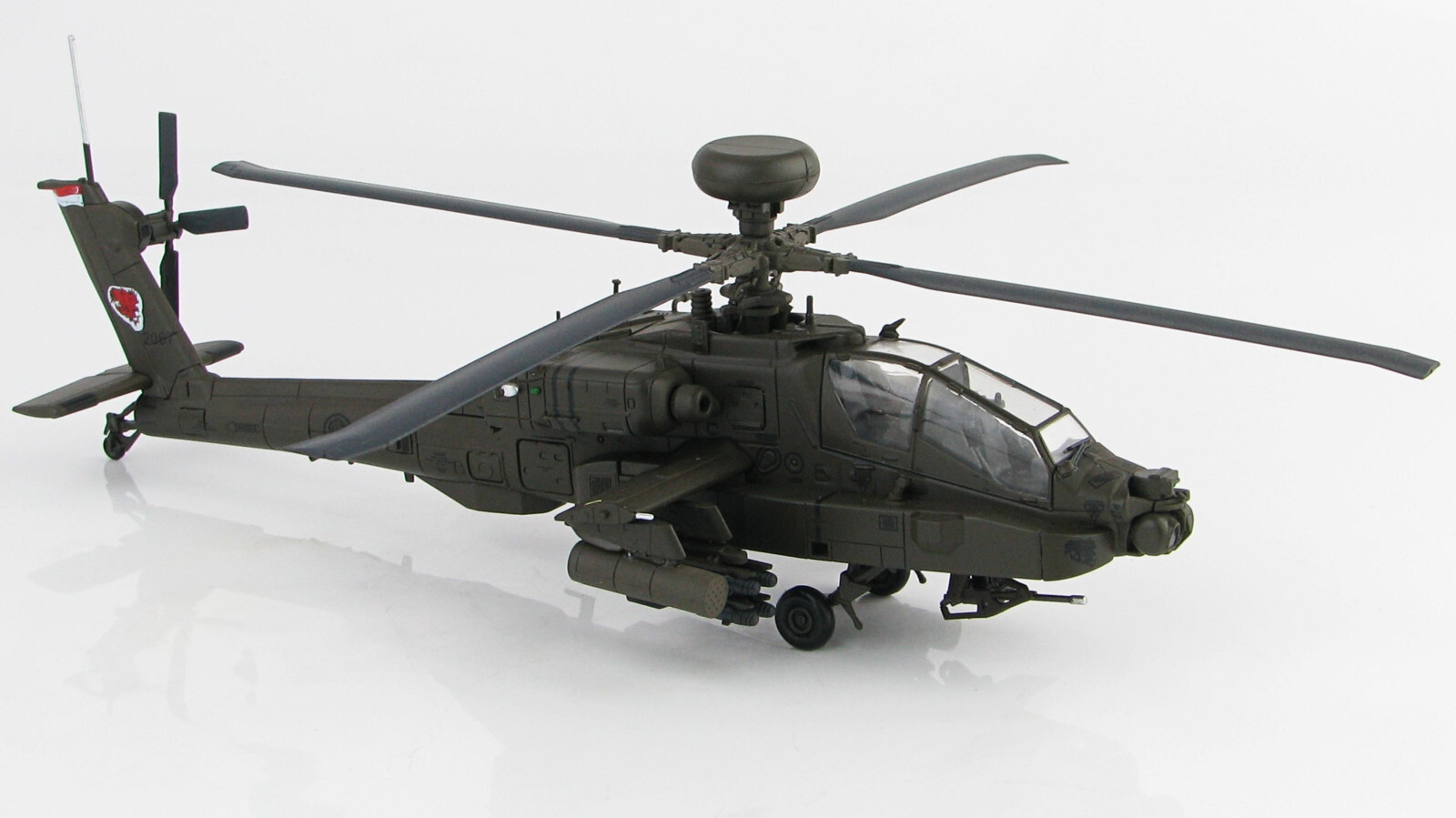 Hobby Master 1:72 Singapore Air Force (RSAF) Boeing AH-64D Apache Longbow 2067
