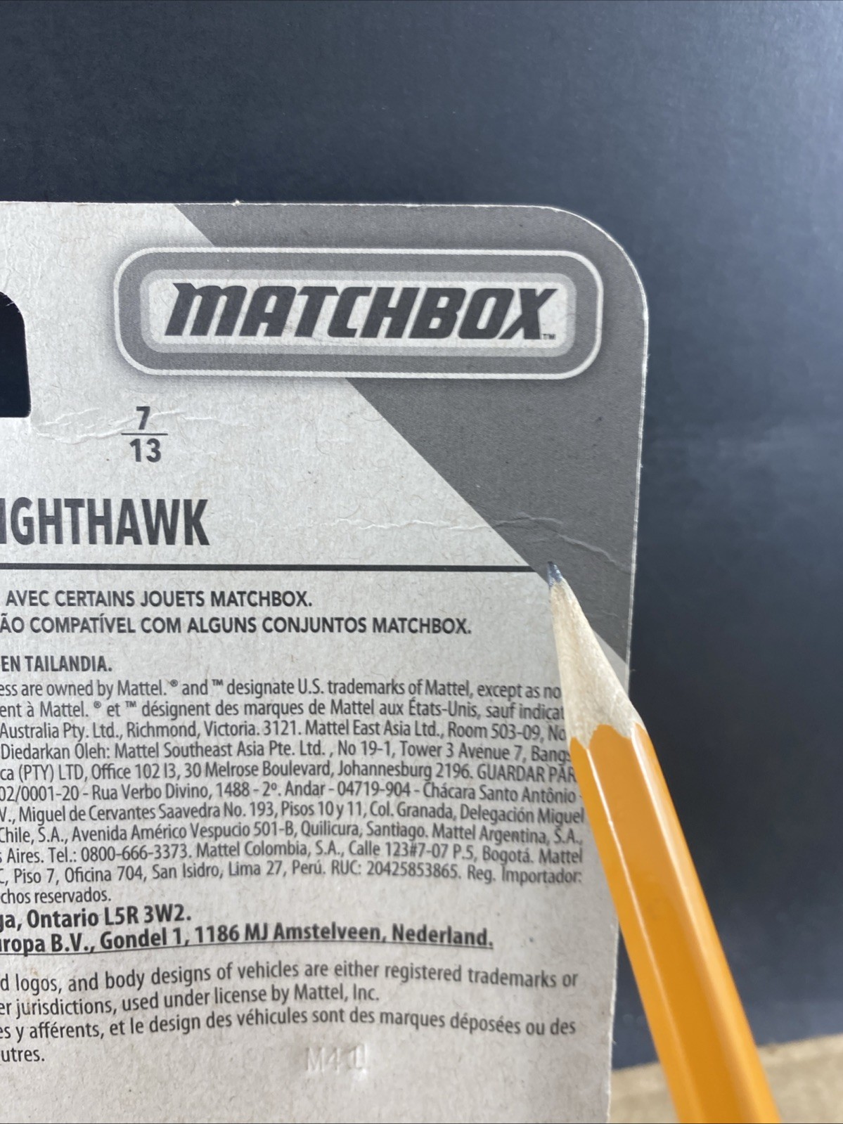 Matchbox Lockheed Martin F-117 Nighthawk 7/13, 1/64, MULTIPLE ITEMS SHIP $1