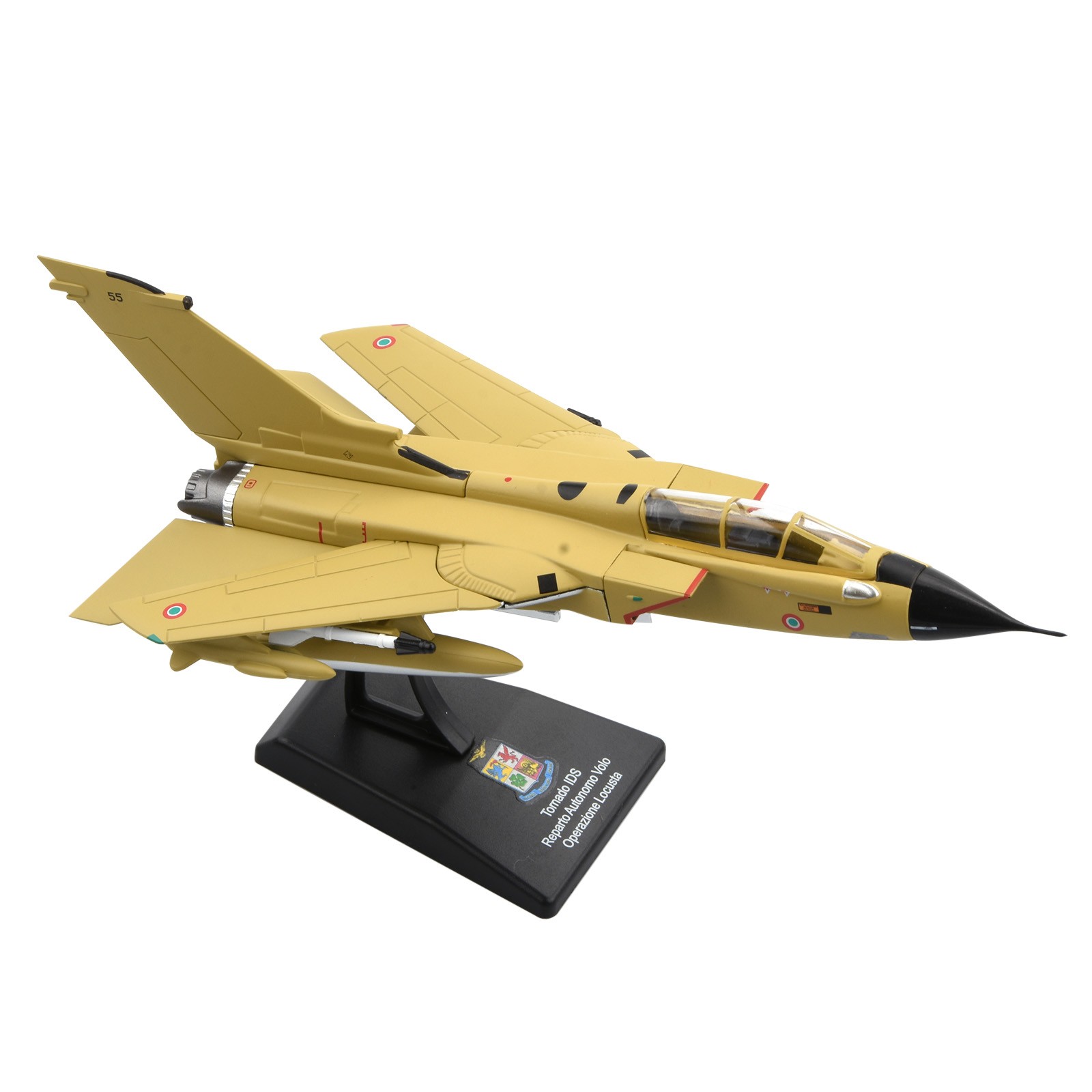 For Panavia Tornado Fighter Jet 1:100 Detailed Alloy Model /w Stand Collectible