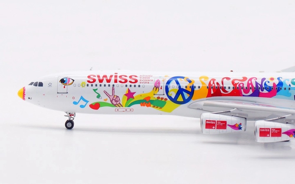 Swiss (San Francisco Livery) / Airbus A340-300 / HB-JMJ / AV4319 / 1:400 *LAST*