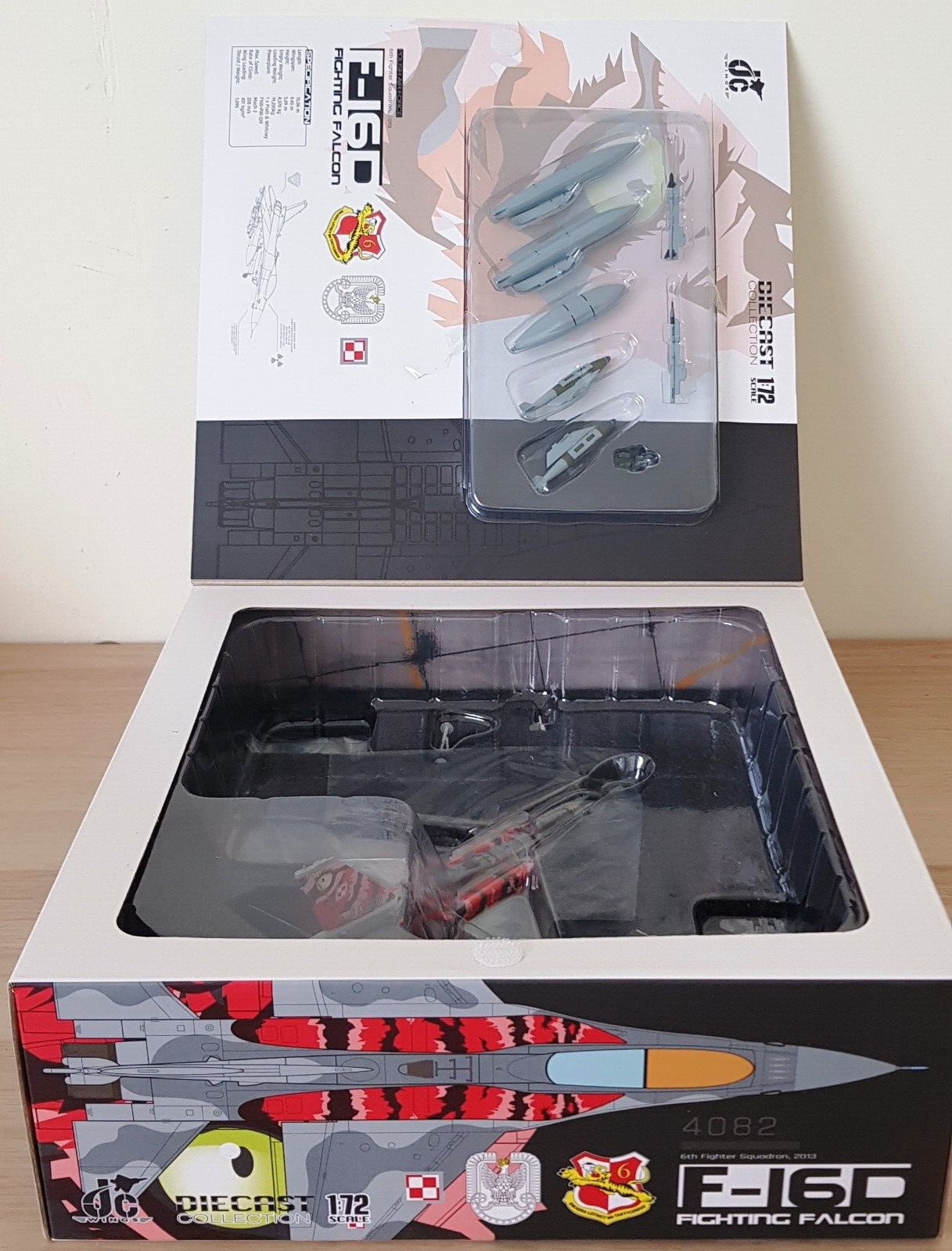 F-16D Fighting Falcon, Polish Air Force 6th FS, NATO, JC Wings JCW-72-F16-017