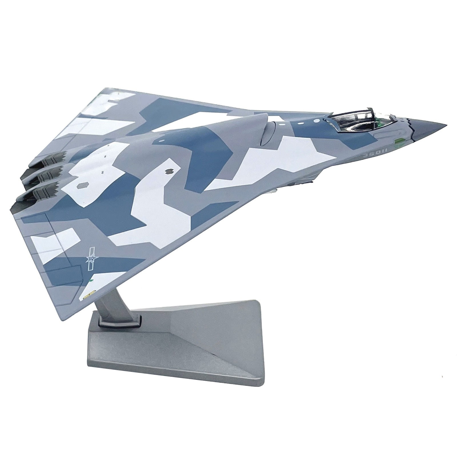 Original Proportion 17cm China Air Force Fighter Jet J-36 1/144 Scale Diecast