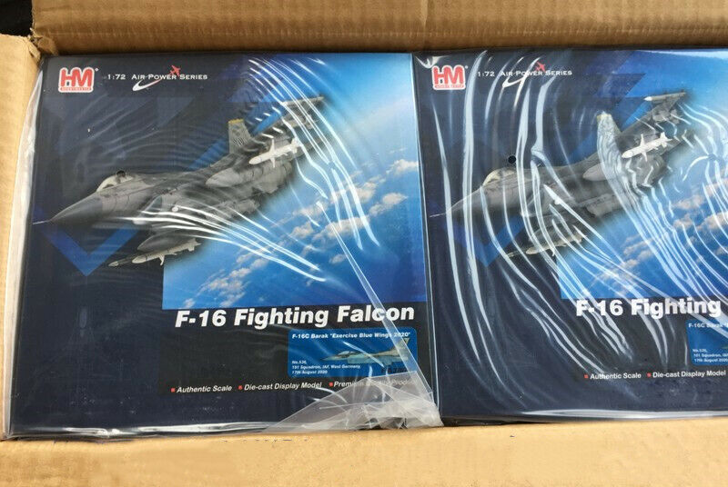1:72 HM F-16C Barak “Exercise Blue Wings 2020 IAF Fighter Diecast Plane Model