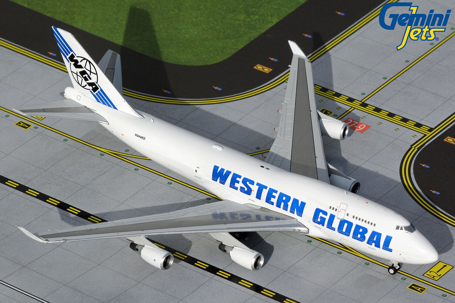 Western Global Boeing 747-400BCF N344KD Gemini Jets GJWGN2015 Scale 1:400