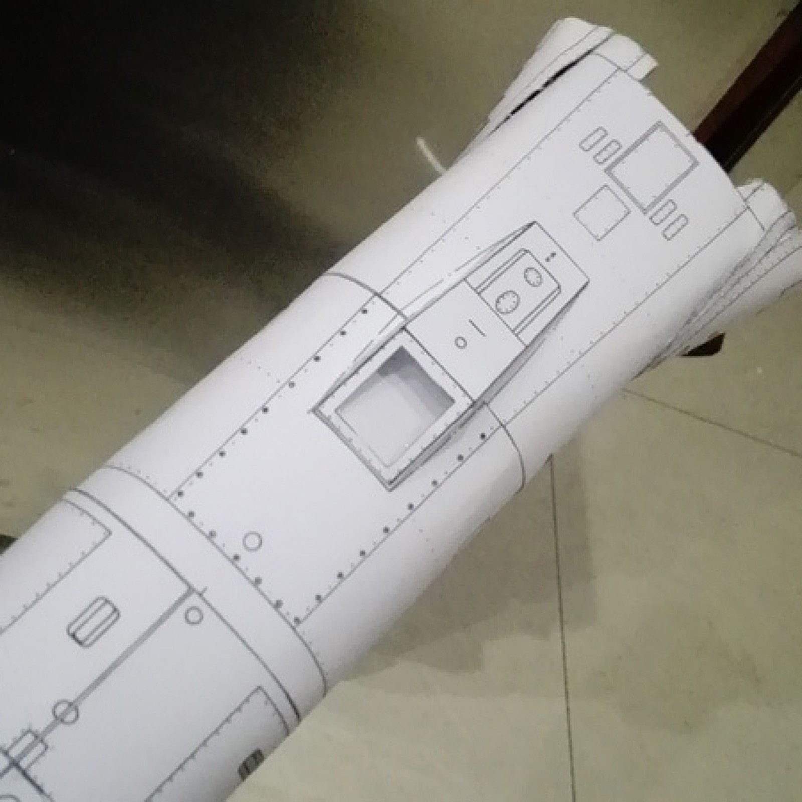 1:72 Unassembled Tupolev Tu-160 Jack Bomber Aircraft Paper Model Military Plane
