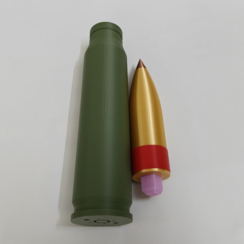 3D Printed 1:1 Military Model 30mm PGU-13/B High Explosive Incendiary For A-10