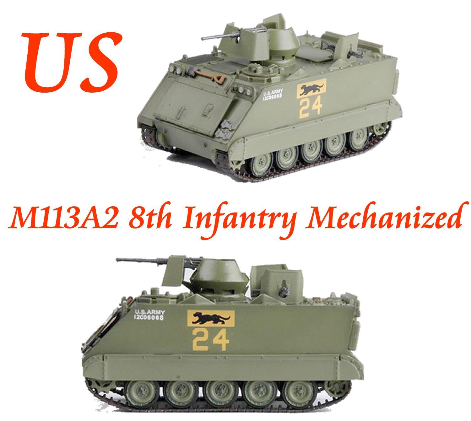Easy Model 1/72 US M113A2 ACAV 8th Infantry Mechanized #35003