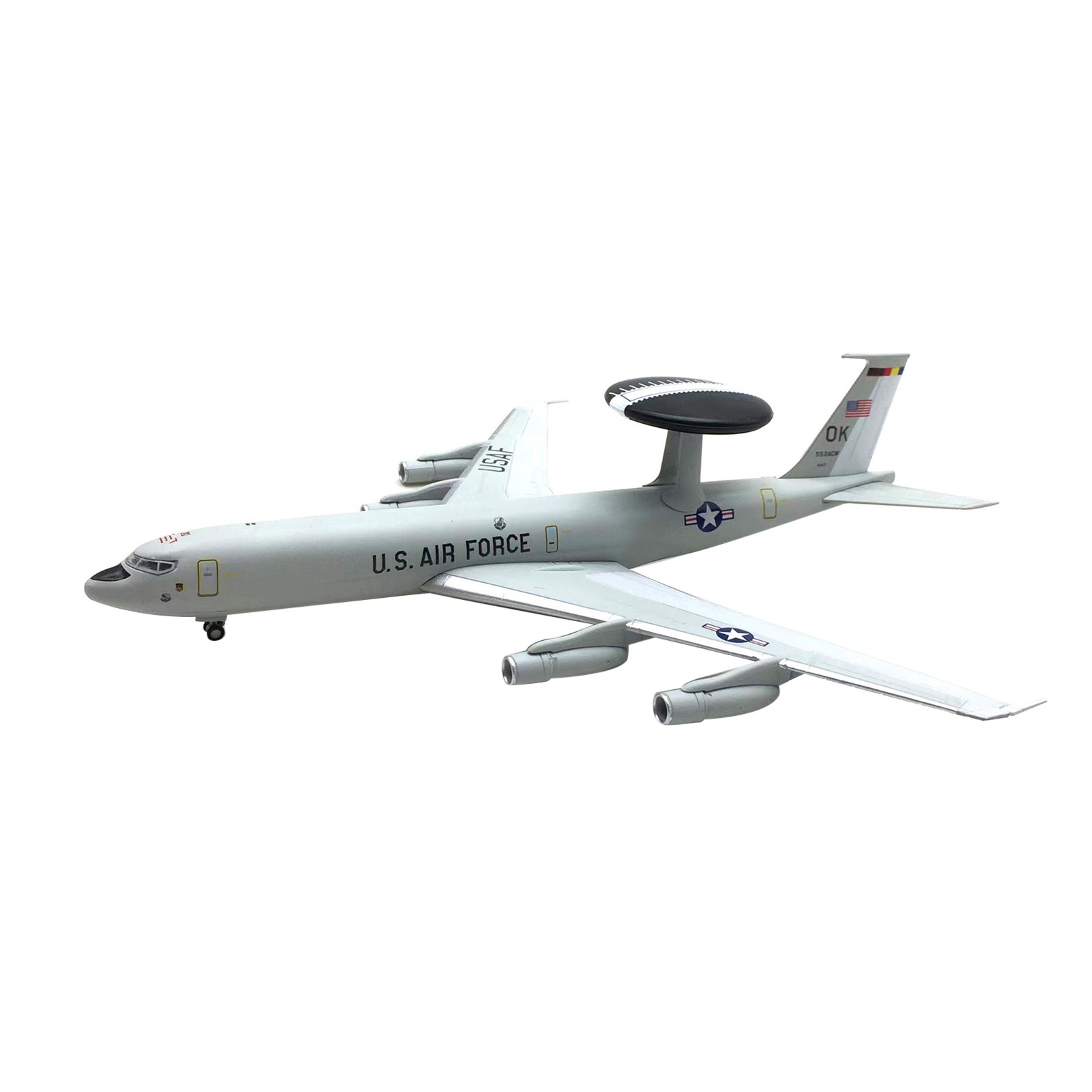 Alloy+ABS Plastic 1/200 Scale US E-3 E3 Sentry AWACS High Simulation Plane Model