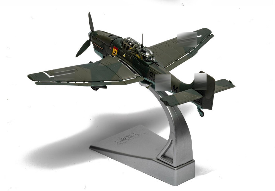 1:72 Corgi Junkers Ju87B-1 Stuka S2+LM W.Nr 5600 Bomber Diecast Fighter Model