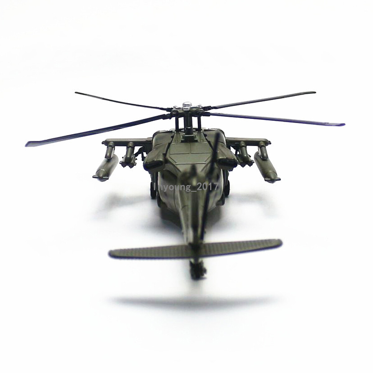UH-60 Black Hawk Utility Helicopter Model Diecast Military Army Airplane Model