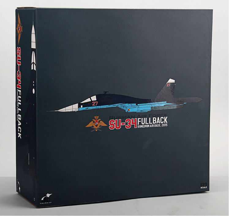 1:72 Russian Air Force SU34 Su-34 Fullback Fighter Diecast Aircraft Model in box