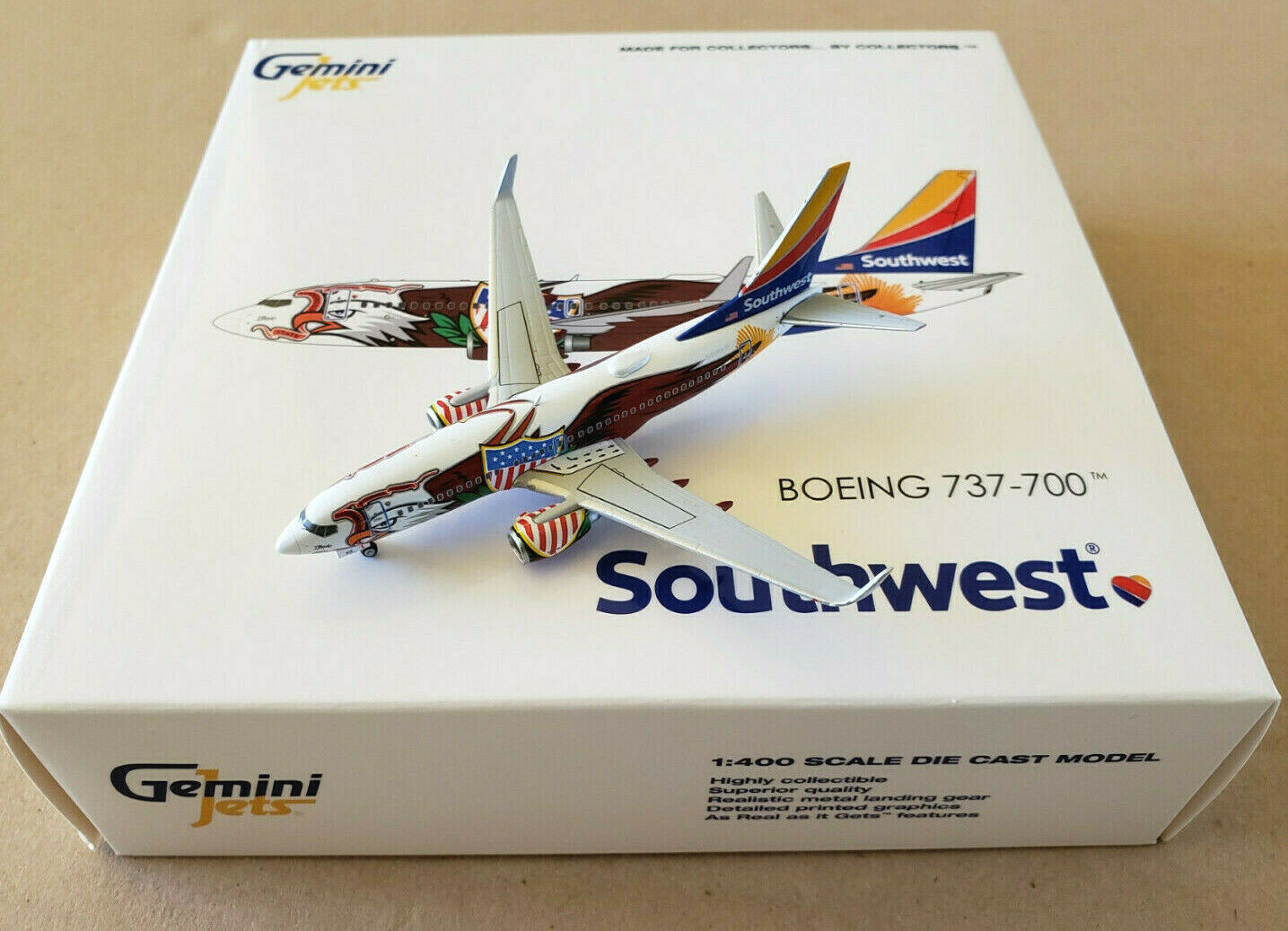 1:400 Boeing 737-700 Southwest Airlines N918WN Illinois One GJSWA1952