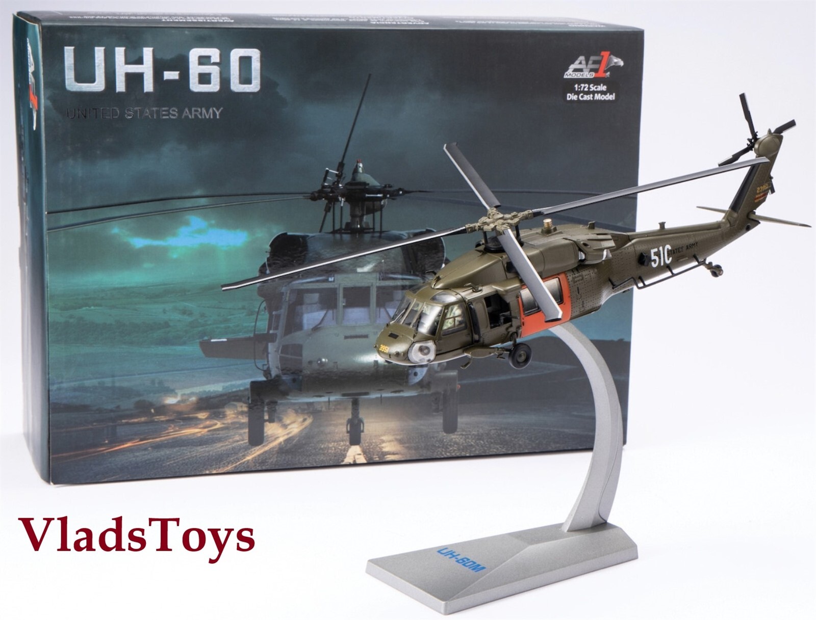 Air Force 1 1/72 UH-60A Black Hawk US Army 1-212th Av Rgt Fort Rucker AF1-0099C