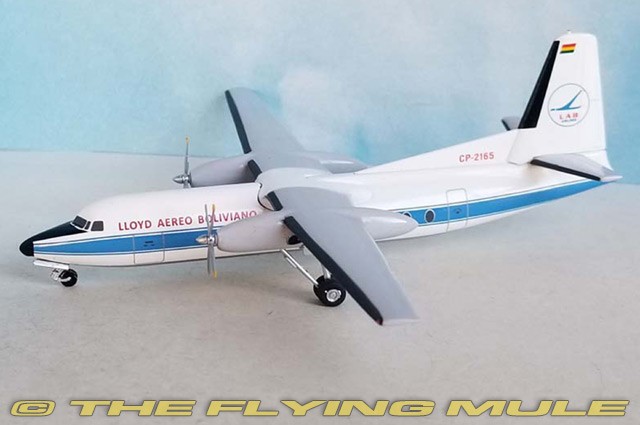 AeroClassics 1:200 F27 Friendship LAB Bolivian Airlines CP-2165