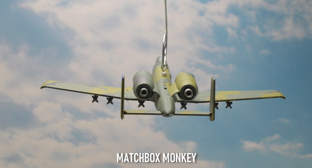 USAF A-10 Thunderbolt II Warthog Fighter Plane Custom Christmas Ornament Hog