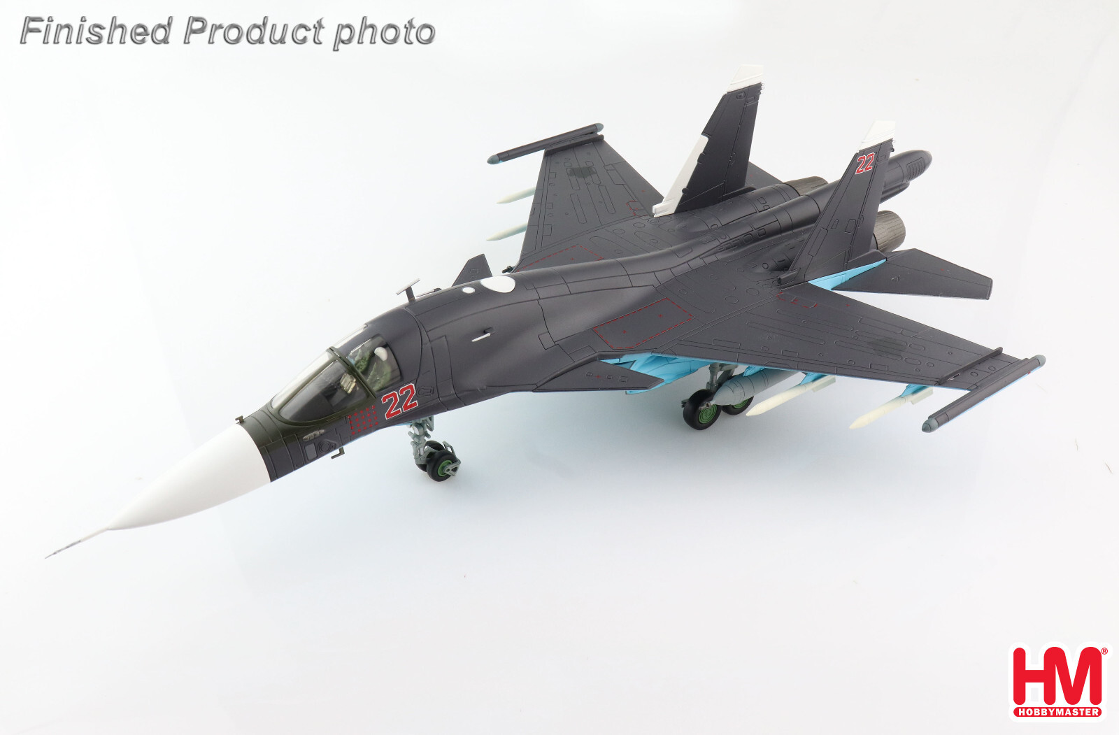 HA6305 1/72 Su-34 Fullback Fighter Bomber Red 22 Russian Air Force Syria 2015