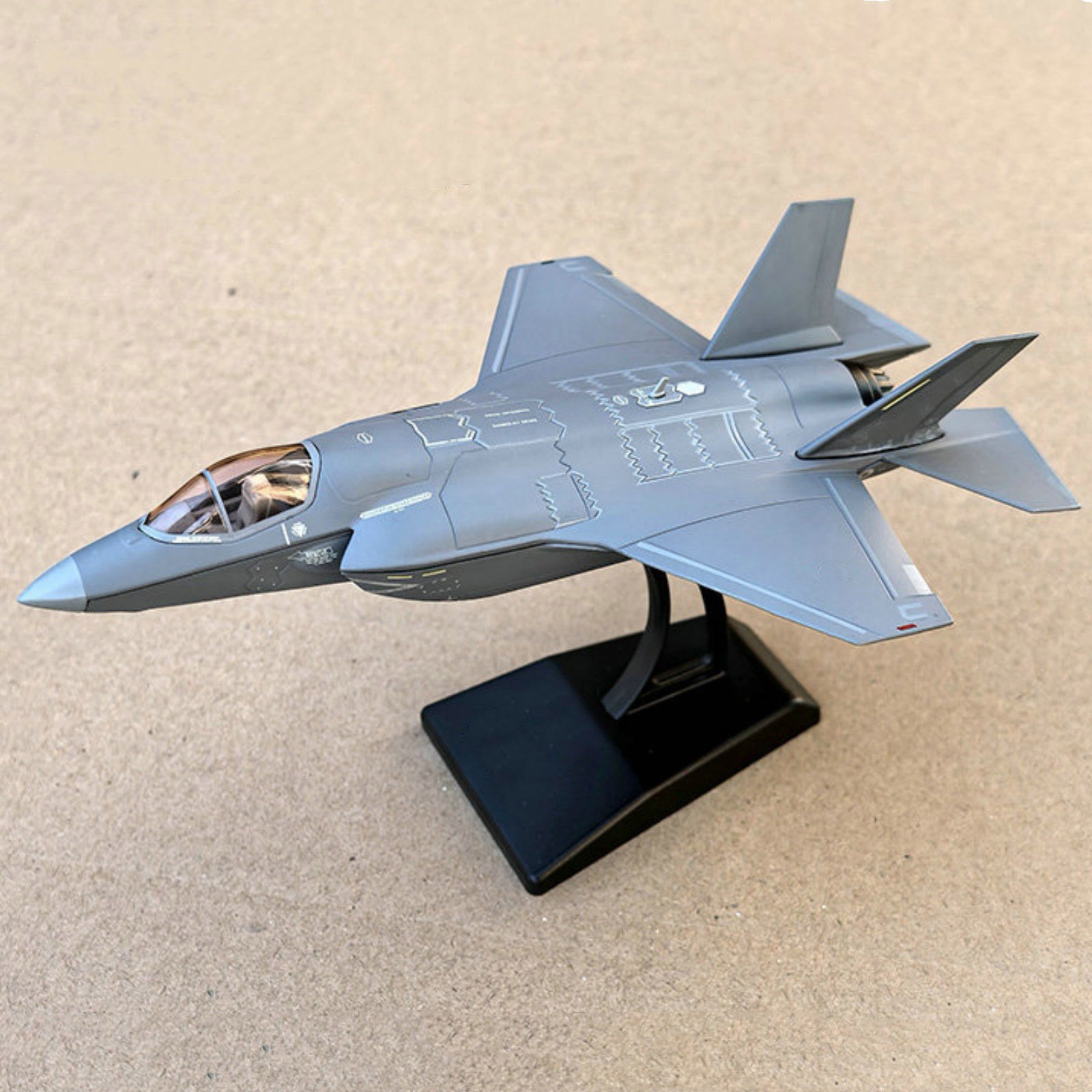 F-35B Jet Model 1:100 Scale United States Marine Corps Aircraft Replica Stand
