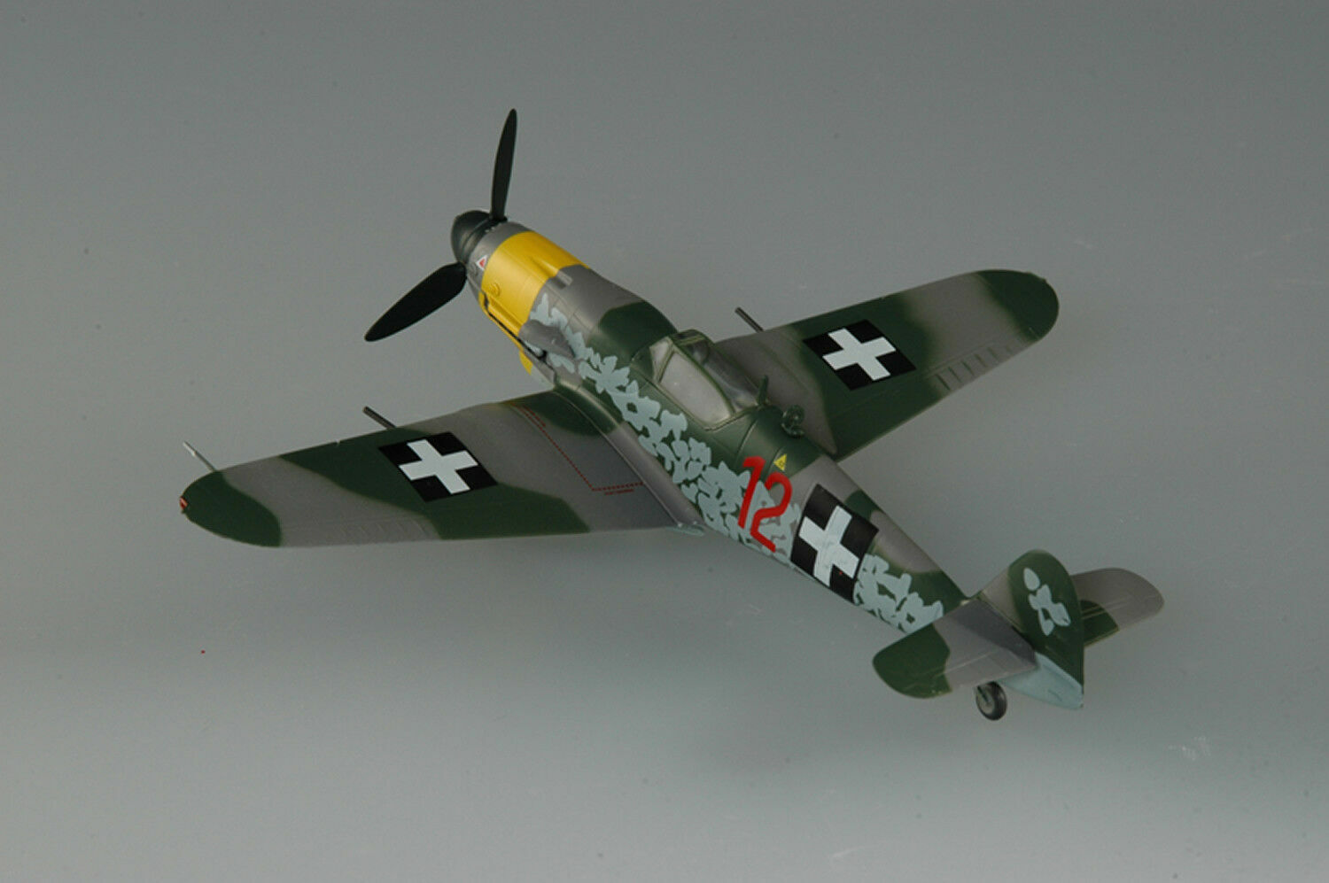 Easy Model 1/72 Hungarian BF-109G-10 1945 Plastic Fighter Model #37204