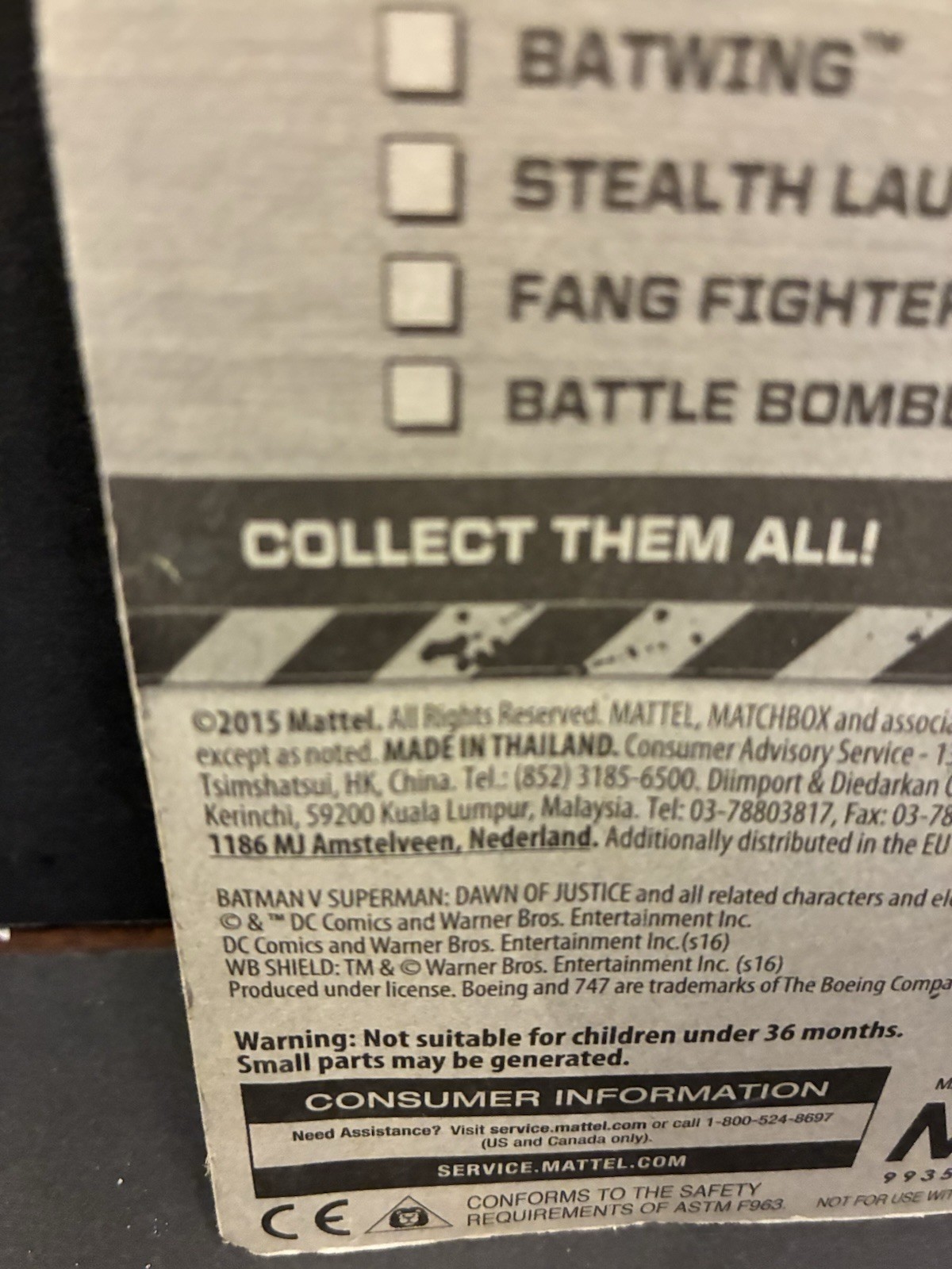 Matchbox Mattel SuperSpeed Sky Busters 2015 Battle Bomber NEW