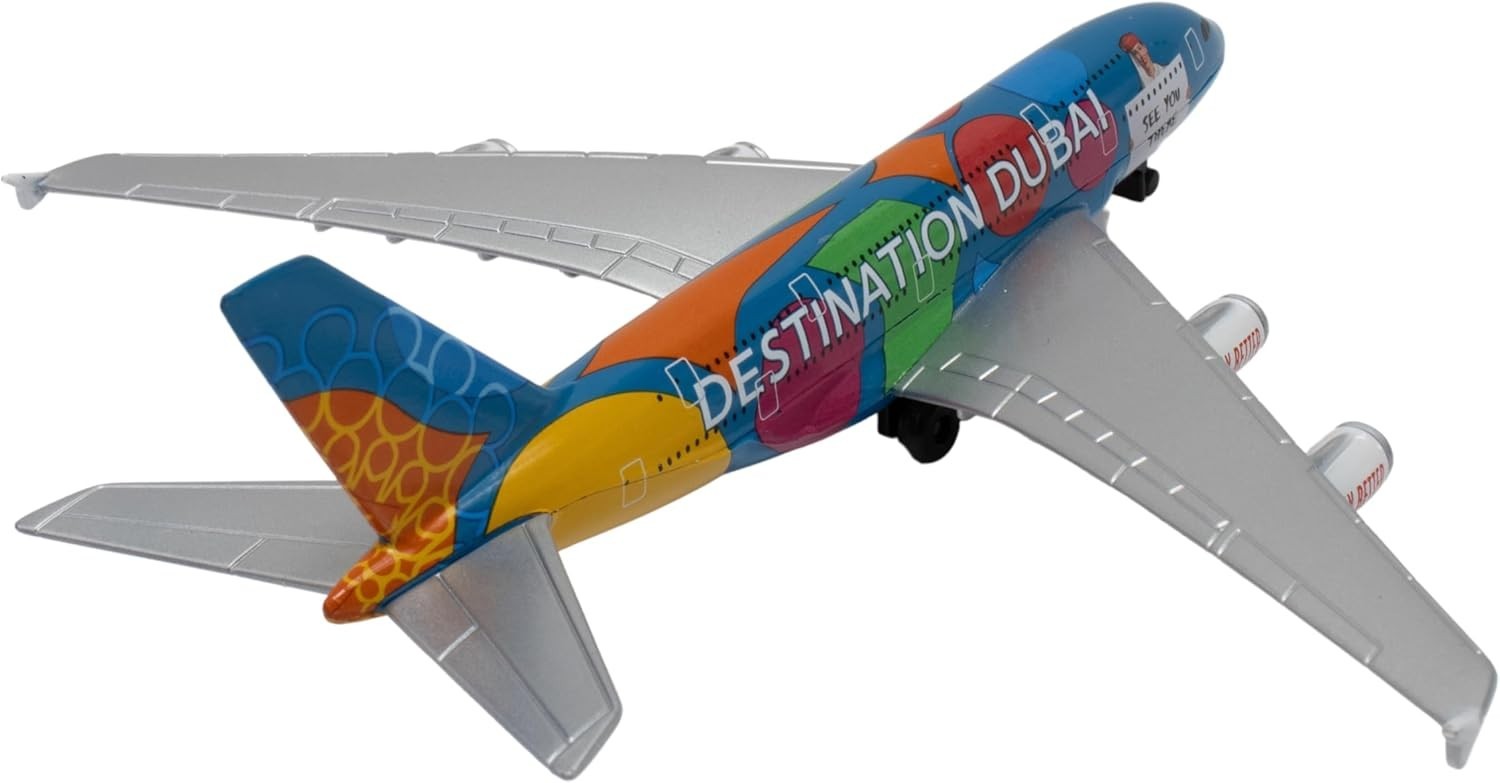 Vibrant Emirates Airlines A380 Collectible Airplane – A Dream for Young Aviators